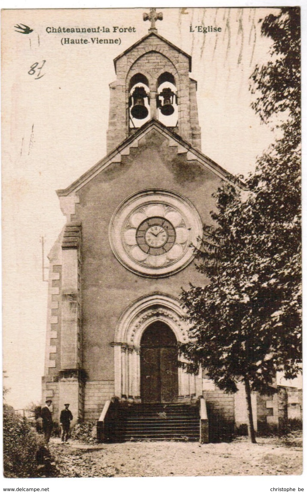 CPA Châteauneuf La Forêt, L'Eglise (pk35769) - Chateauneuf La Foret