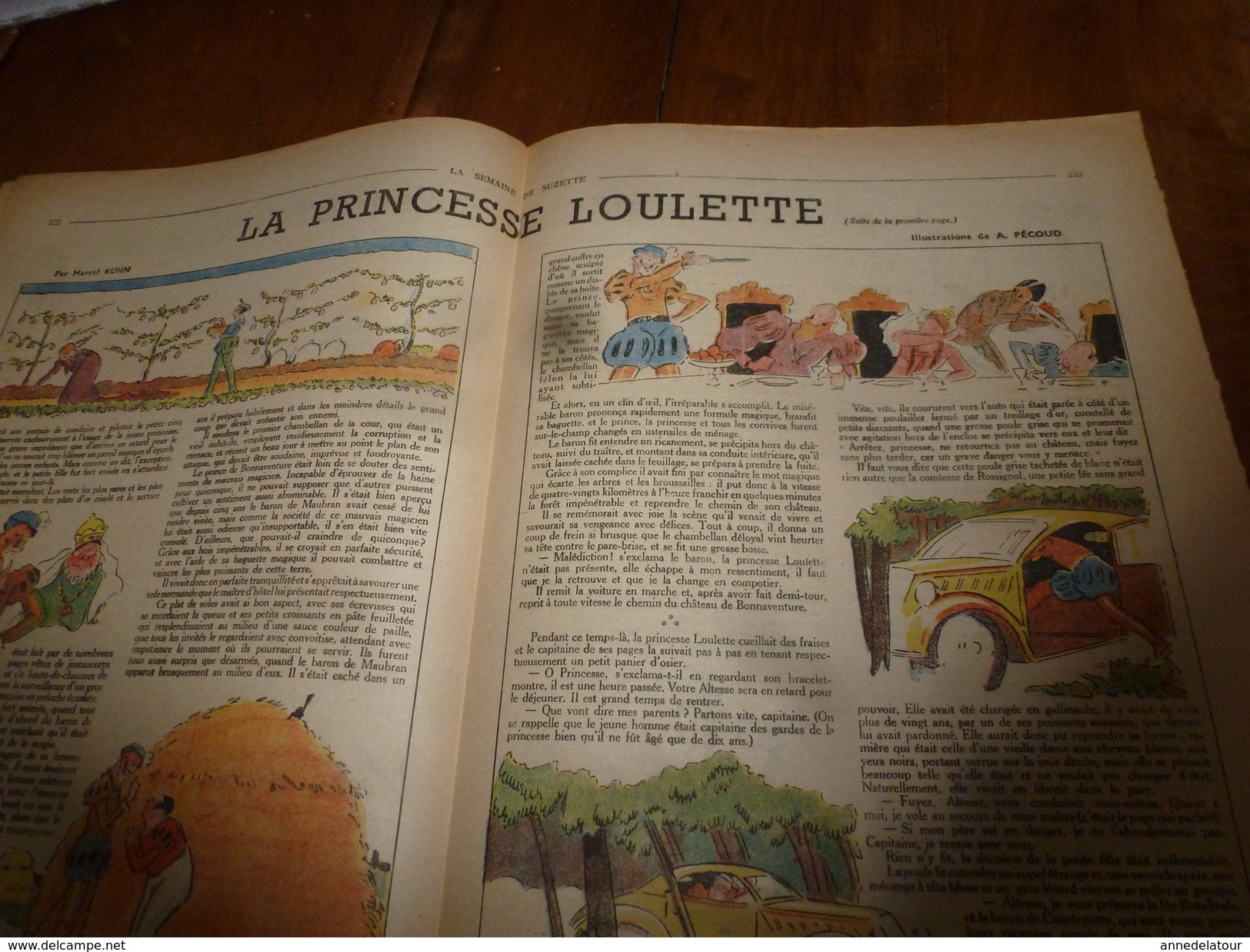 1946 LSDS (La Semaine De Suzette) :Avec France Vernillat, La Plus Jeune Actrice Du "Français" Dans LE MALADE IMAGINAIRE - La Semaine De Suzette