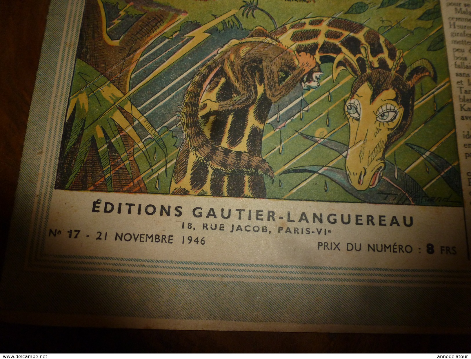 1946 LSDS (La Semaine De Suzette) : L'histoire De KOHOLY ,perroquet Sur Le Vaisseau Du Commandant De Bougainville; Etc - La Semaine De Suzette