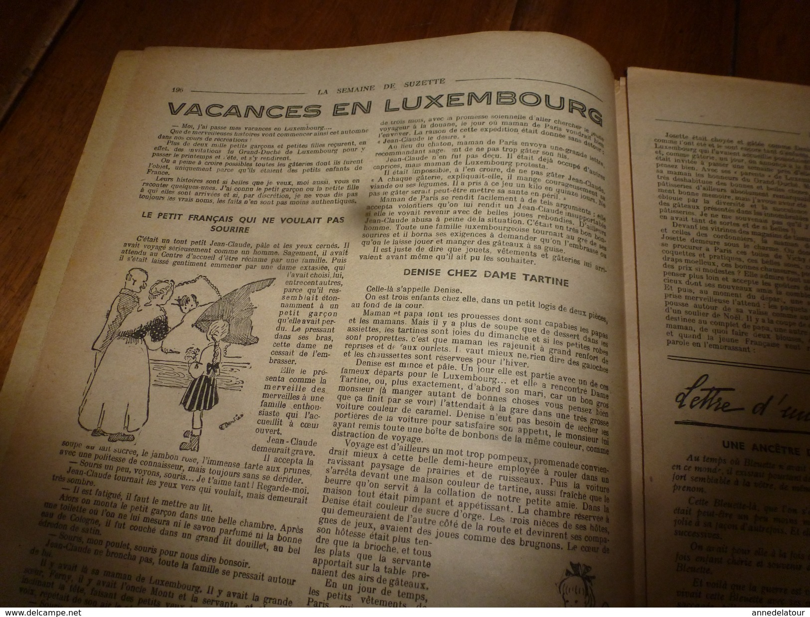 1946 LSDS (La Semaine De Suzette) : L'histoire De KOHOLY ,perroquet Sur Le Vaisseau Du Commandant De Bougainville; Etc - La Semaine De Suzette