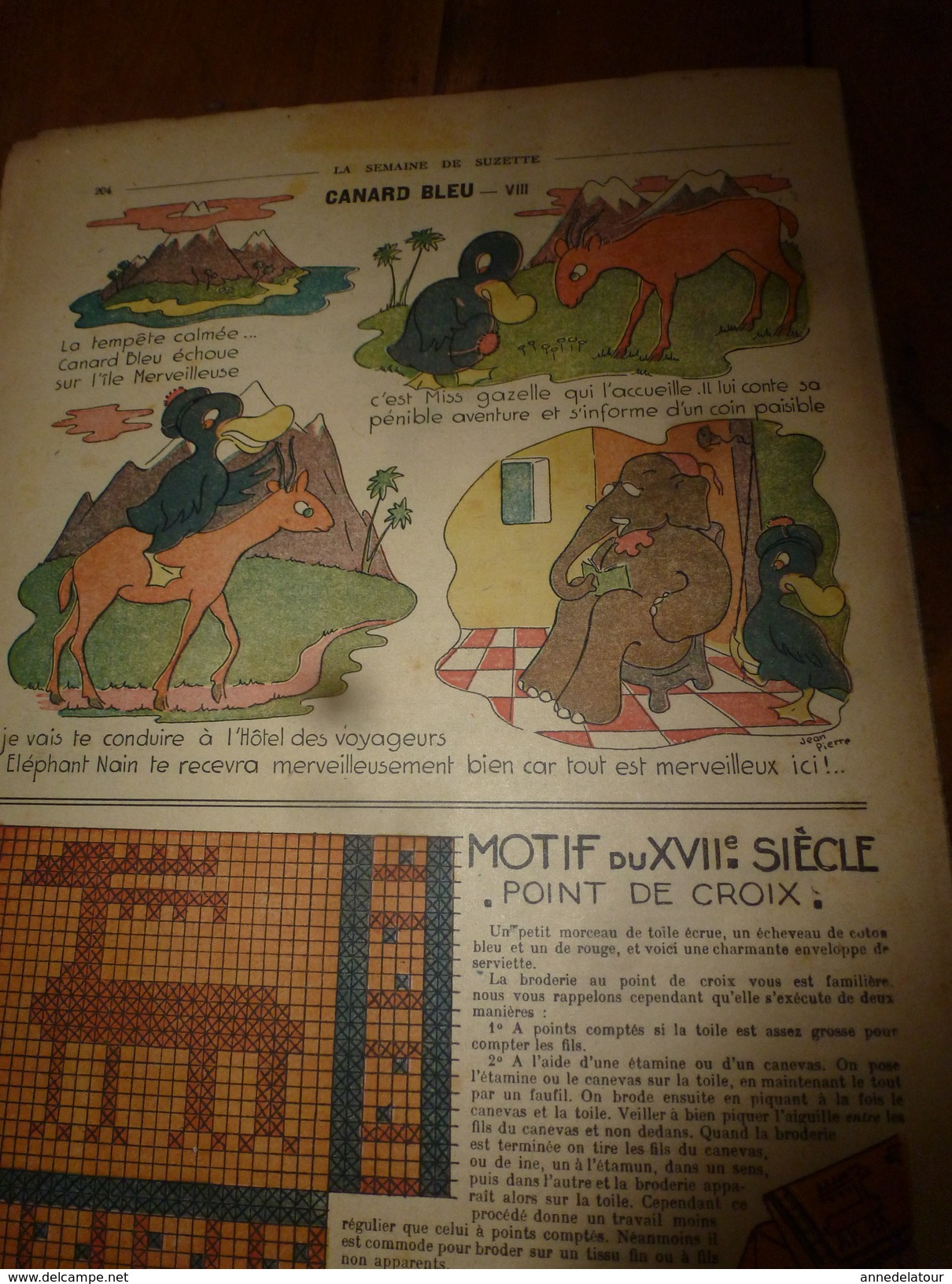 1946 LSDS (La Semaine De Suzette) : L'histoire De KOHOLY ,perroquet Sur Le Vaisseau Du Commandant De Bougainville; Etc - La Semaine De Suzette