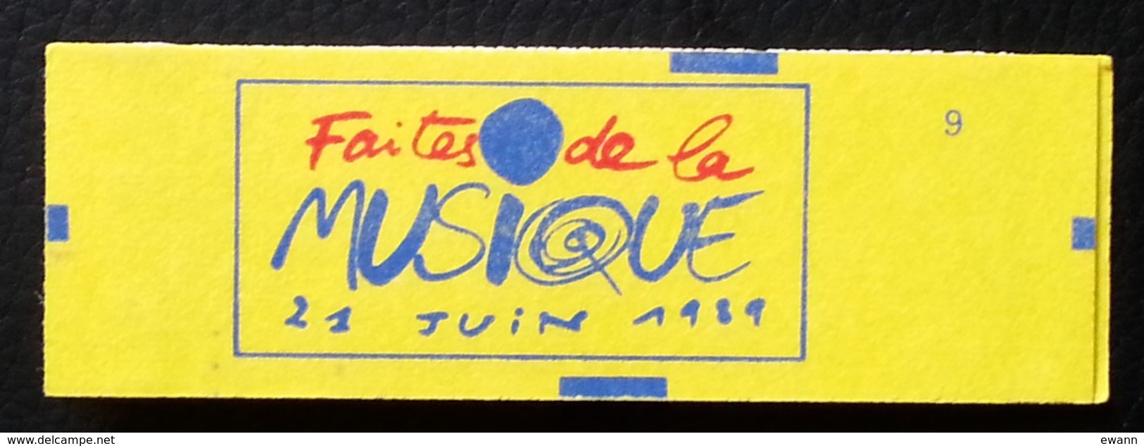 Carnet 1989 -  YT N°2376-C8 - Liberté / Faites De La Musique - Neuf - Ouvert - Modernes : 1959-...