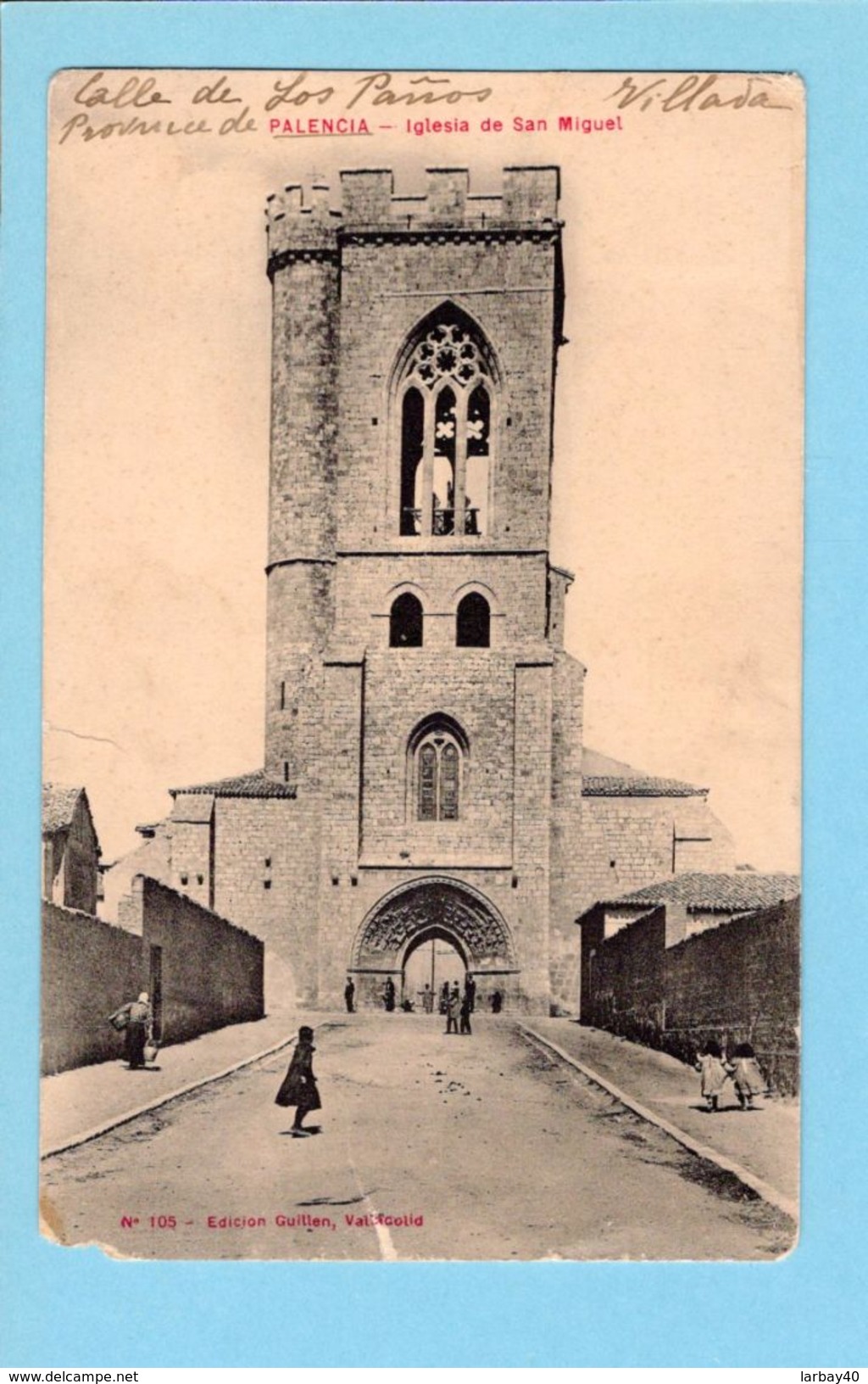 Cpa  Carte Postale Ancienne  - Palencia Iglecia De San Miguel - Palencia