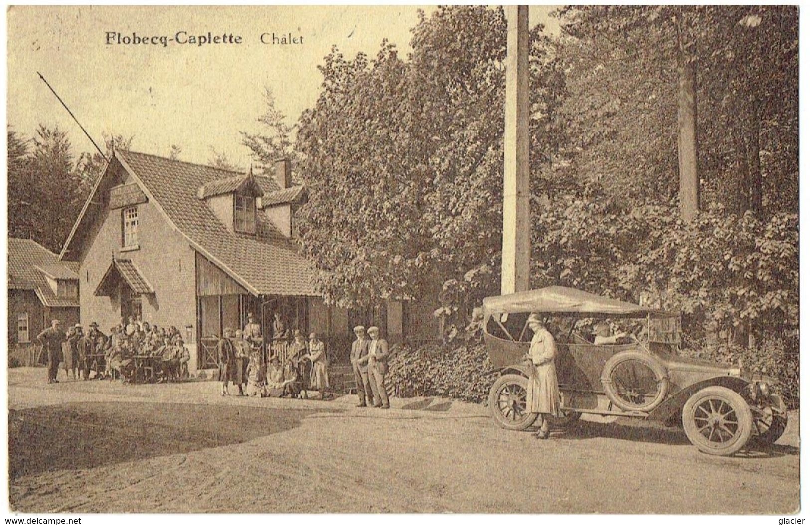 FLOBECQ - CAPLETTE - Chalet - Voiture" - Old Timer - Flobecq - Vloesberg