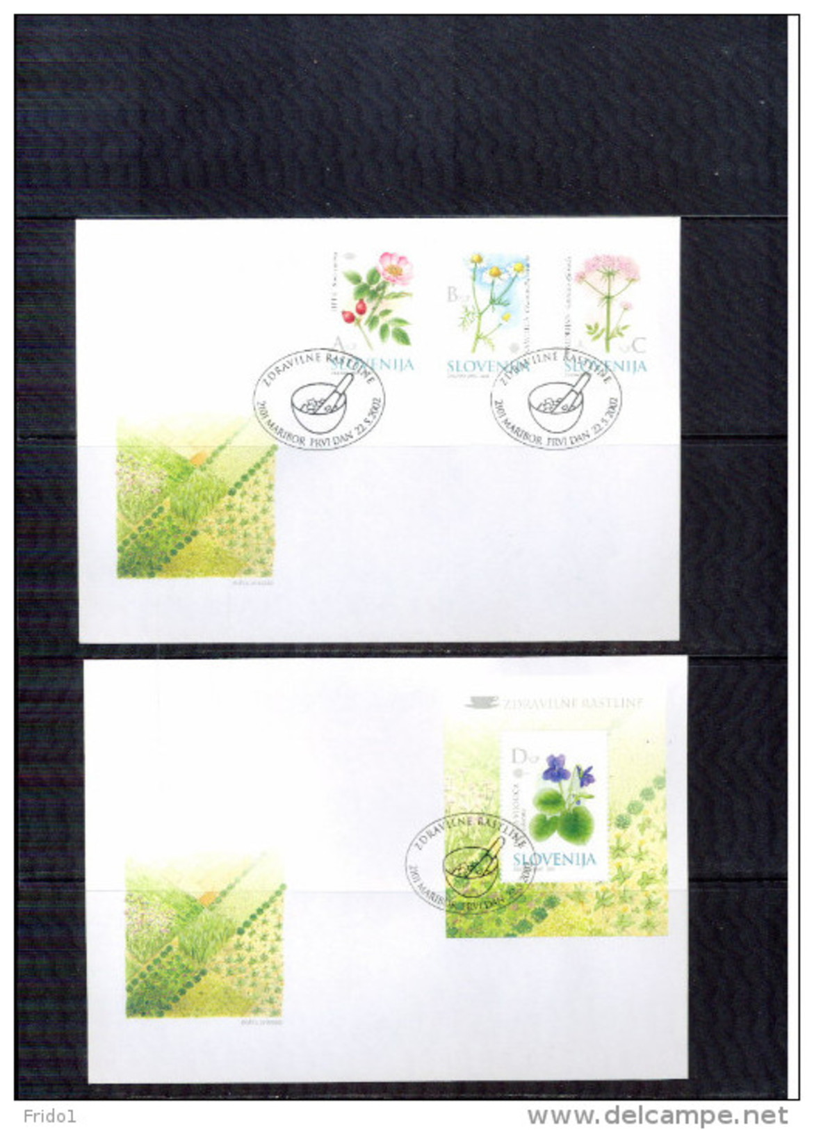 Slowenien / Slovenia 2002 Medicinal Plants FDC - Geneeskrachtige Planten