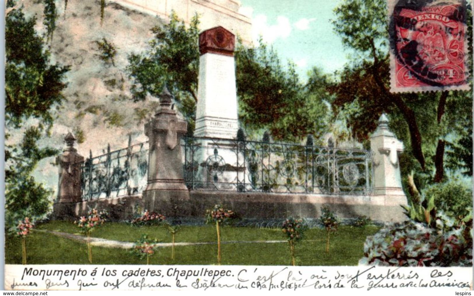 AMERIQUE -- MEXIQUE - Monumento A Los Cadetec Chapultepec - México