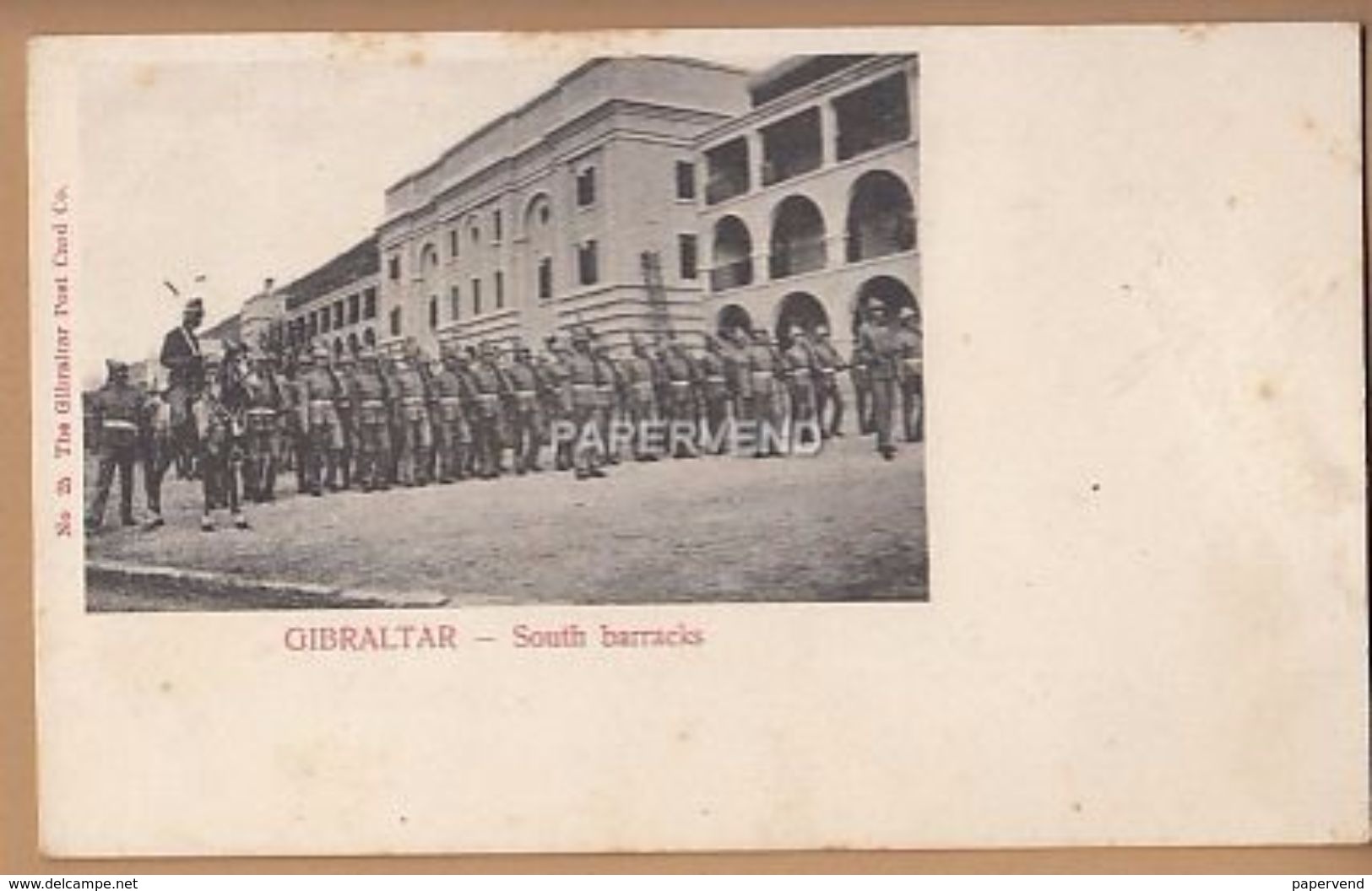 GIBRALTAR  South Barracks Parade      Gib15 - Gibraltar