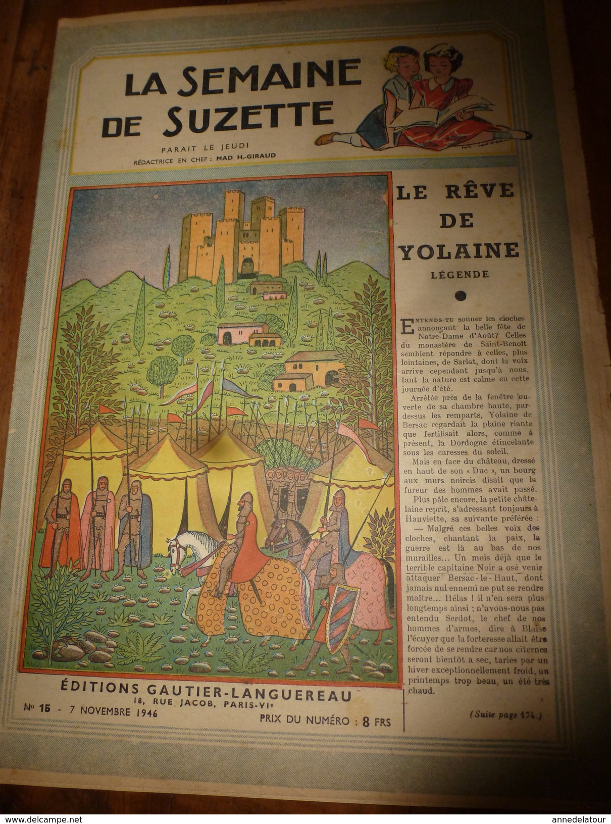 1946 LSDS (La Semaine De Suzette) : L'histoire D'un Drôle De Médecin Chez Les Bêtes ; Etc - La Semaine De Suzette