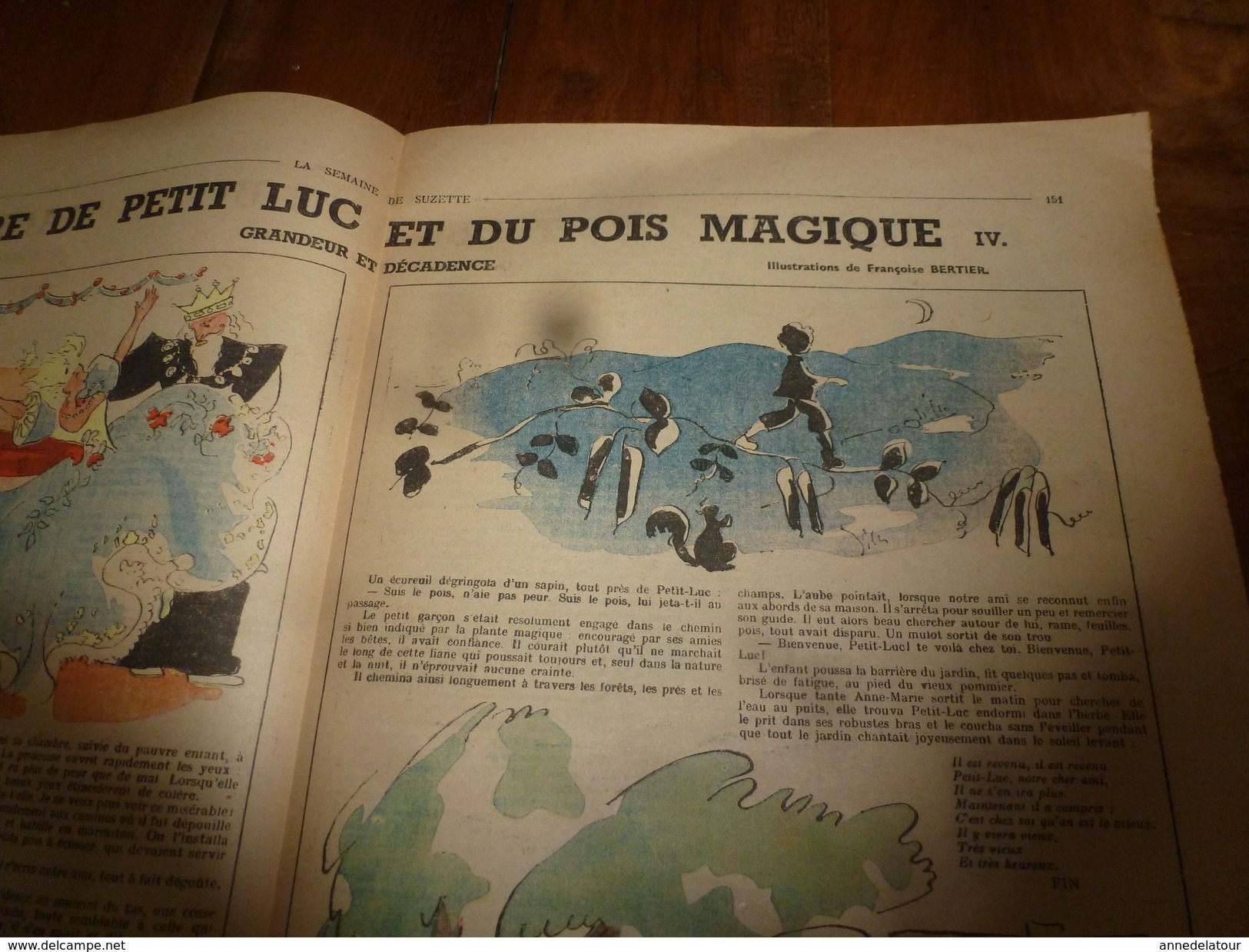 1946 LSDS (La Semaine De Suzette) : La Légende De La SAUGE ; Etc - La Semaine De Suzette