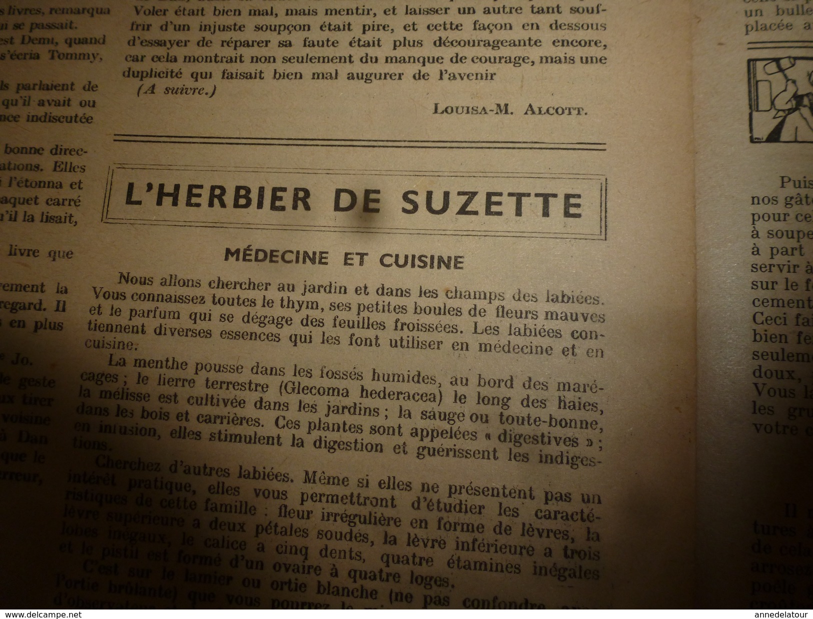 1946 LSDS (La Semaine de Suzette) : La légende de la SAUGE ; etc