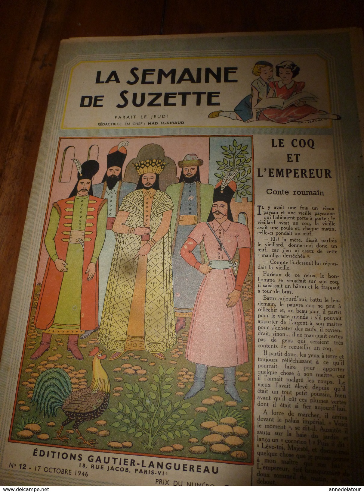 1946 LSDS (La Semaine De Suzette) : La Vie Des JEANNETTES Chez Les SCOUTS ; Etc - La Semaine De Suzette