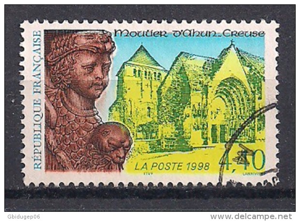 YT N° 3128 - Oblitéré - 1000e Abbaye De Moutier - Gebraucht