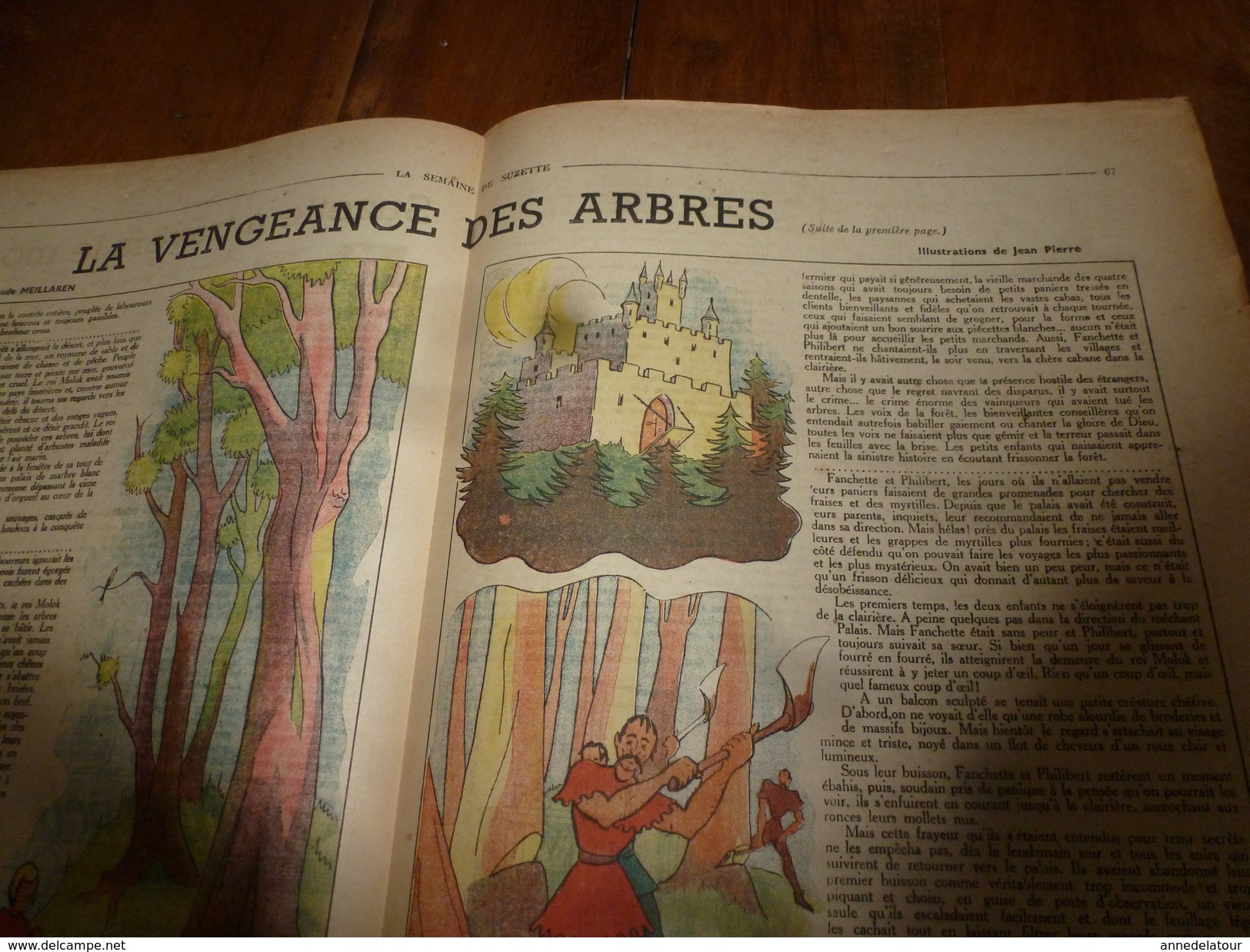 1946 LSDS  (La Semaine De Suzette) : La Vengeance Des Arbres ; Des Enfants Gâtés Chez Les Animaux; Etc - La Semaine De Suzette