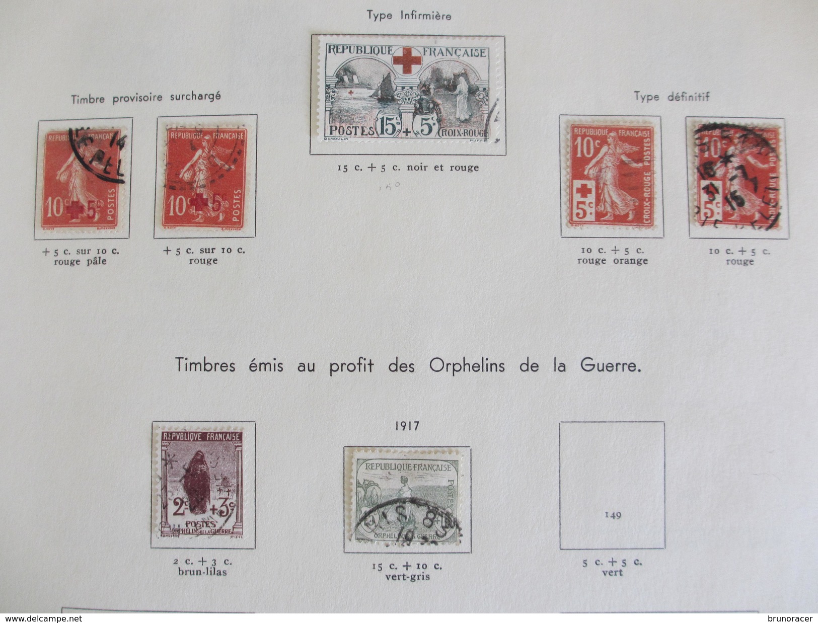 COLLECTION FRANCE 1849 à 1941 NEUF*/ OBLITÉRÉ A VOIR 95 SCANS