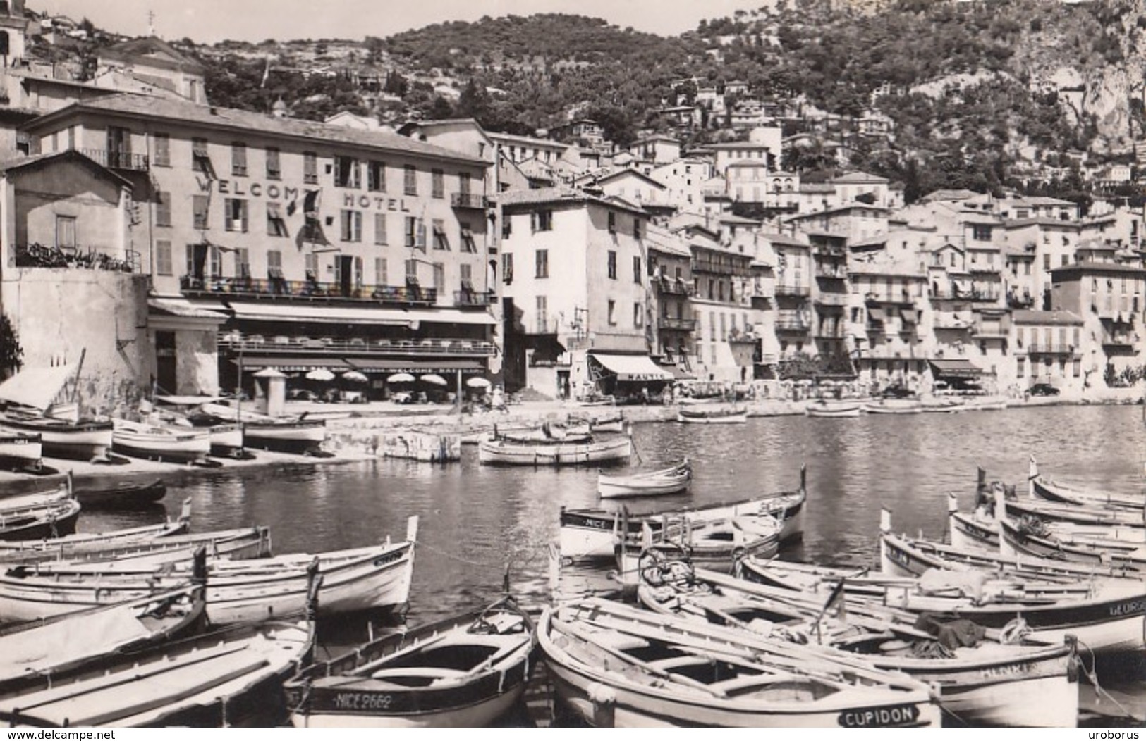 FRANCE - Villefranche Sur Mer 1961 - Vue Generale Des Quais - Villefranche-sur-Mer