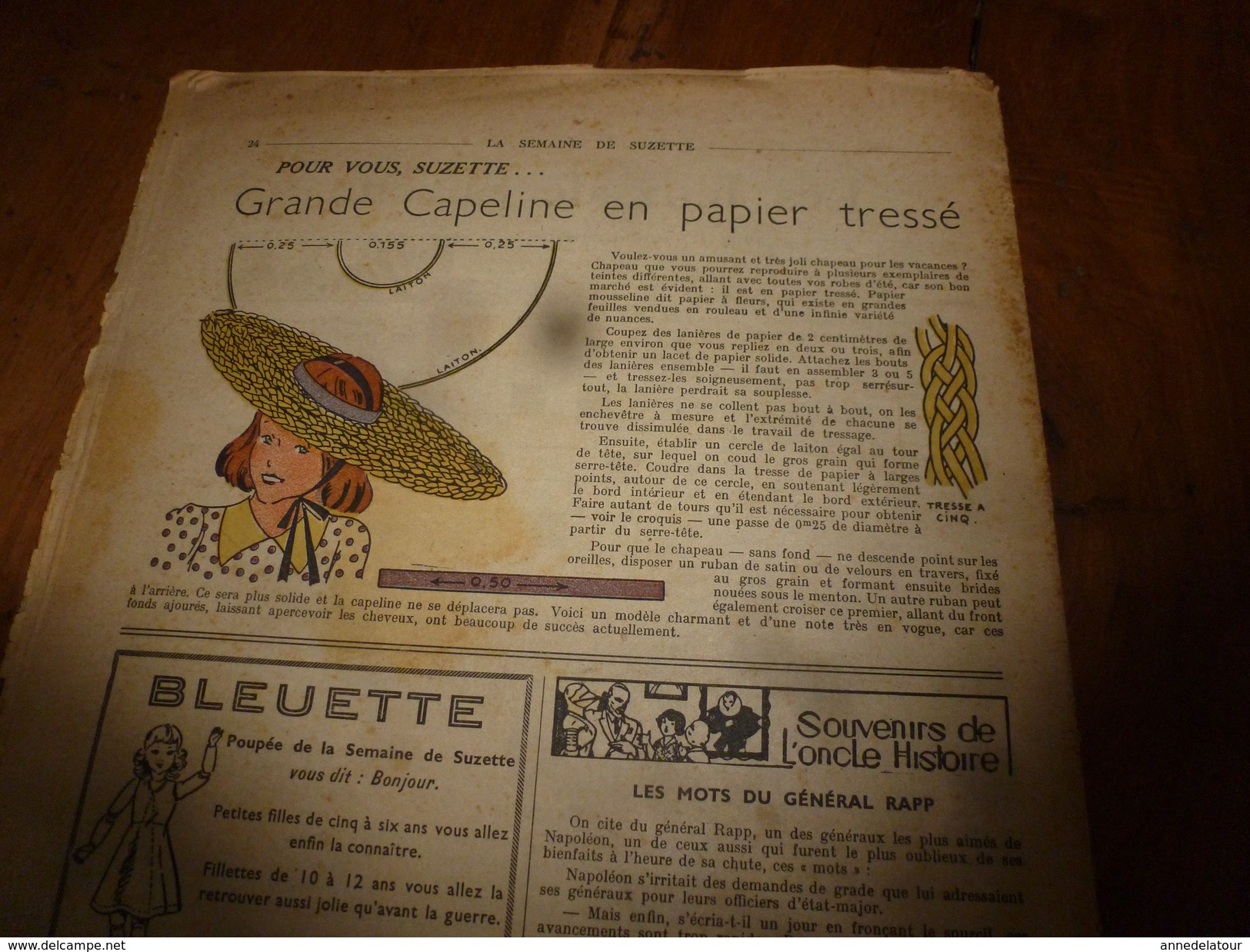 1946 LSDS (La Semaine De Suzette) : L'HERBE D'OUBLI ; Et - La Semaine De Suzette