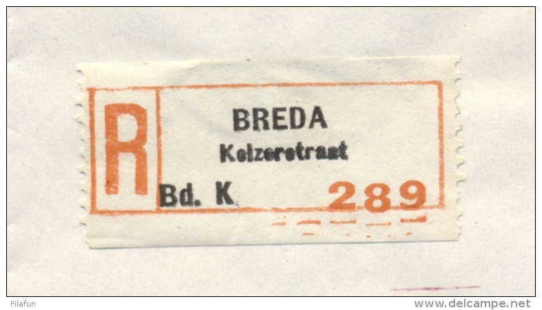 Nederland - 1945 -Kindserie Op R-cover Van Breda Naar Bellach / Schweiz - Brieven En Documenten