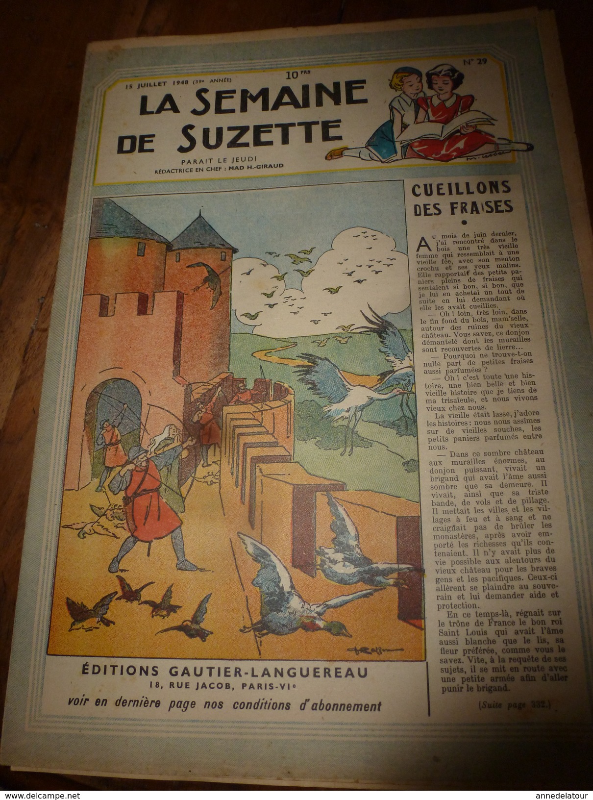 1948 LSDS  :Quincampoix, Marchand De Perles; Comment Devenir Céramiste ; Etc - La Semaine De Suzette