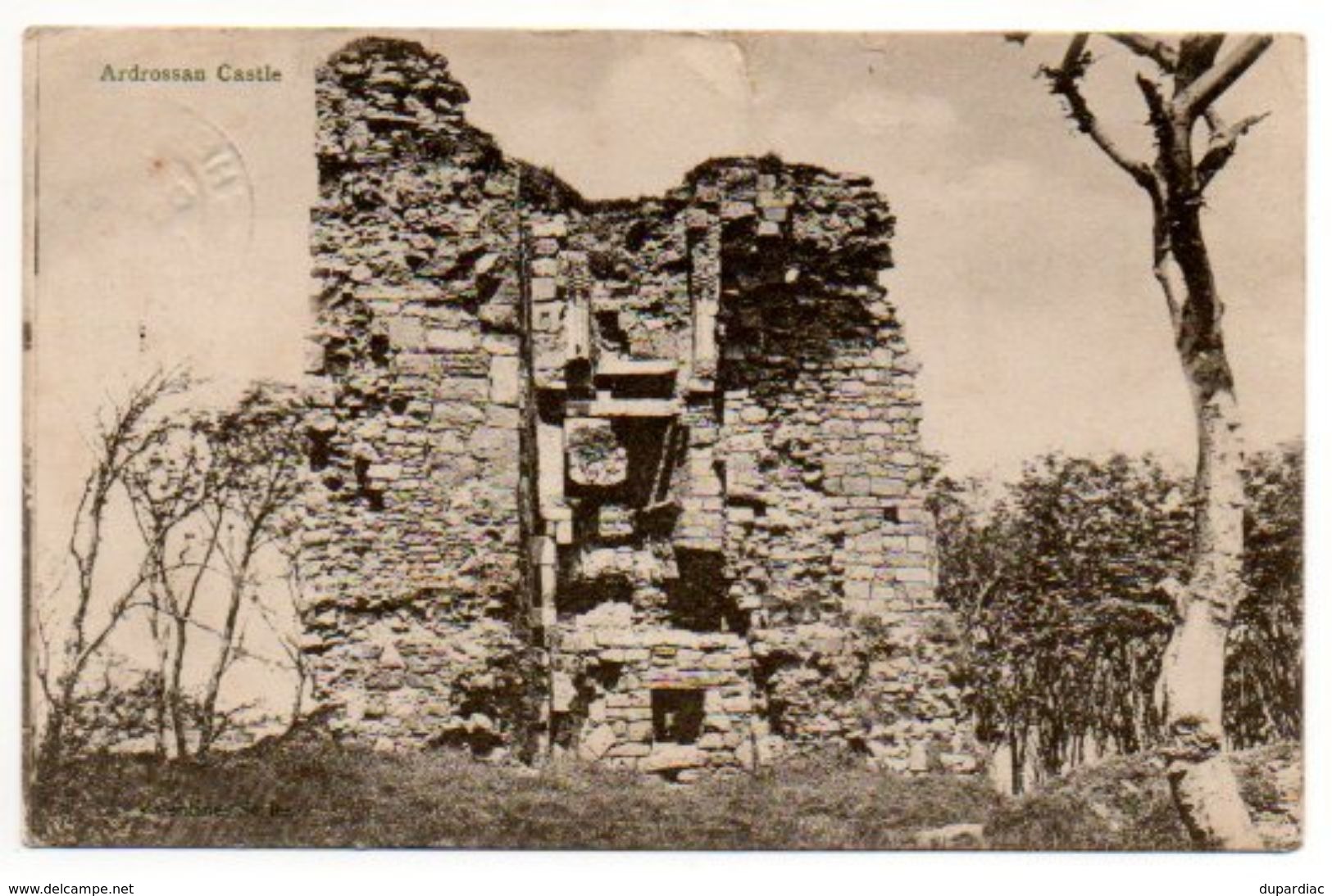 Royaume-Uni / Ecosse : Ardrossan Castle. - Ayrshire