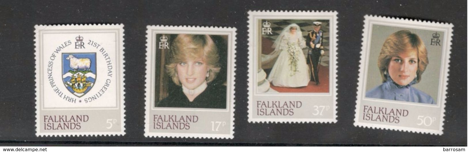 FalklandIslands1982:Michel346-9mnh** PRINCESS ANNE (birthday) - Falkland Islands