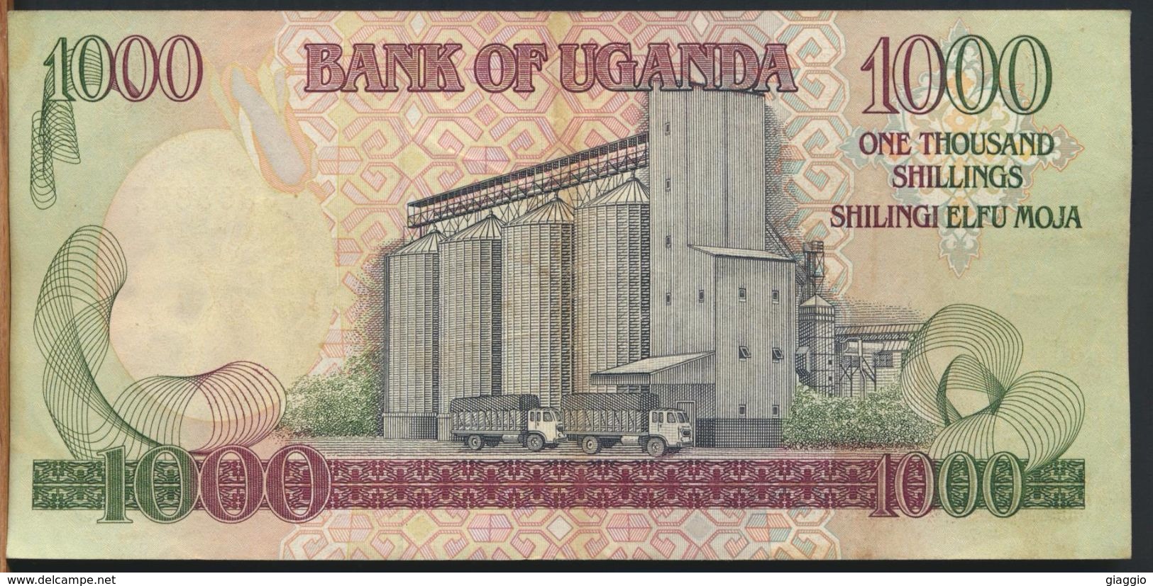 °°° UGANDA - 1000 SHILLINGS 1991 °°° - Ouganda
