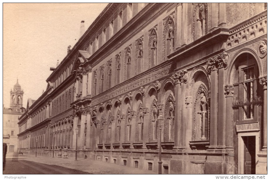 Italie Milan Milano Ospedale Maggiore Hopital Ancienne Photo 1890 - Old (before 1900)