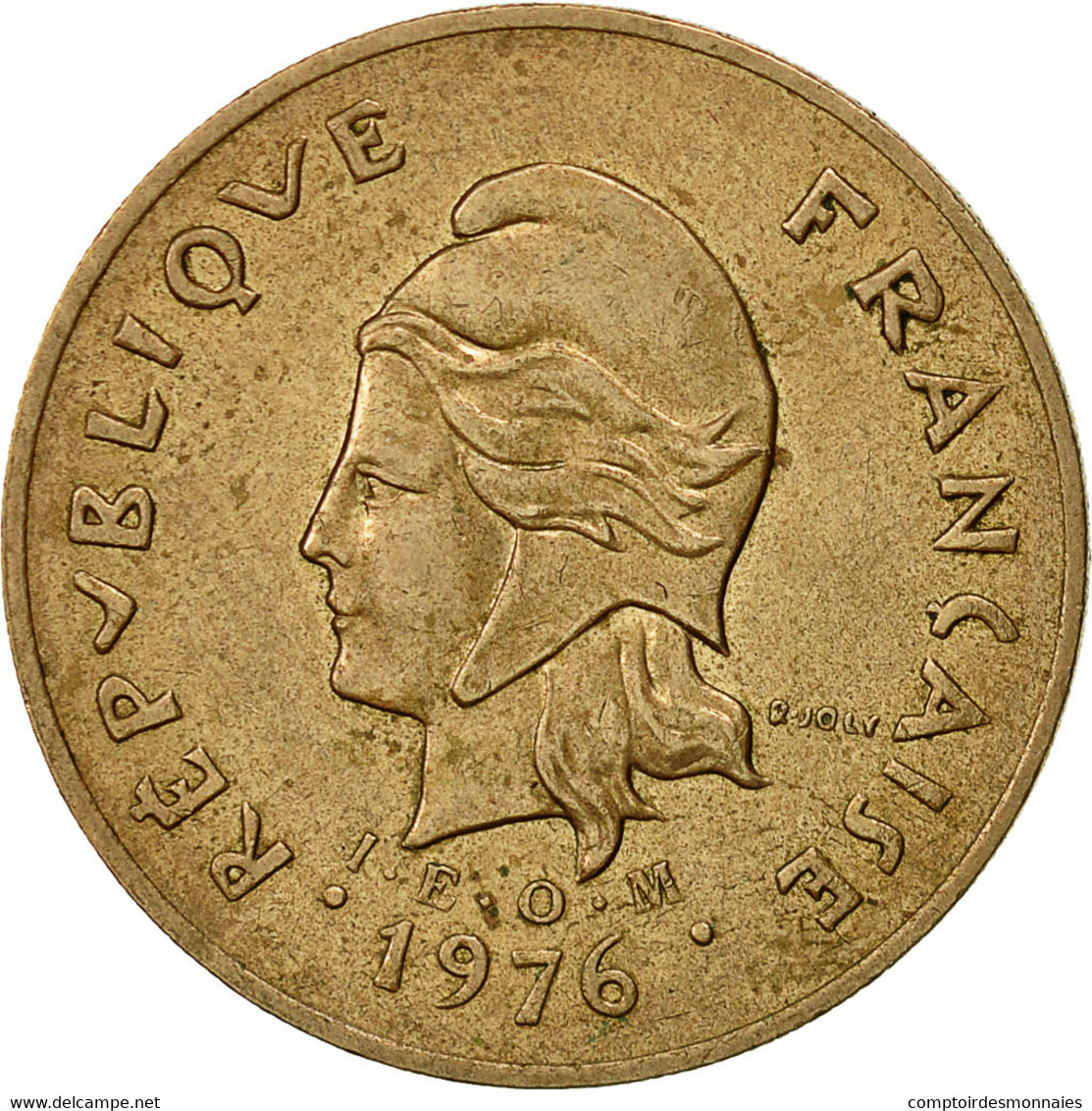 Monnaie, French Polynesia, 100 Francs, 1976, Paris, TTB, Nickel-Bronze, KM:14 - Frans-Polynesië