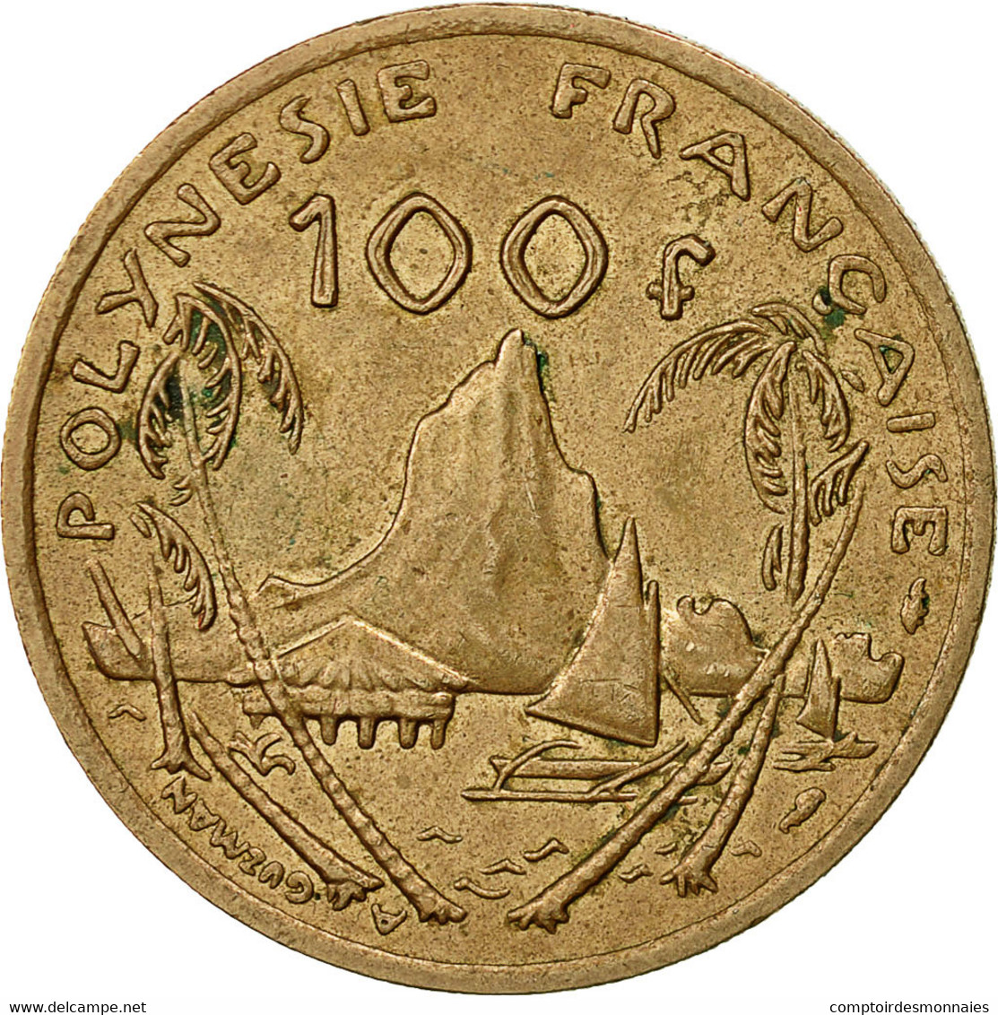 Monnaie, French Polynesia, 100 Francs, 1976, Paris, TTB, Nickel-Bronze, KM:14 - French Polynesia