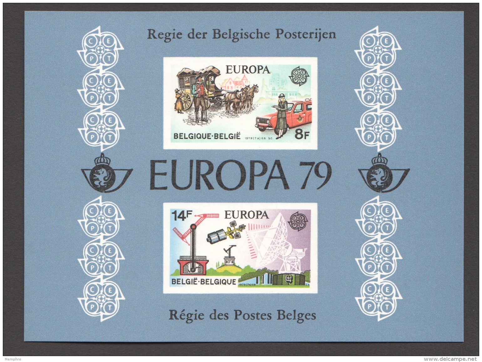 1979   Europa  Feuillet De Luxe    COB  1930-1 - Deluxe Sheetlets [LX]