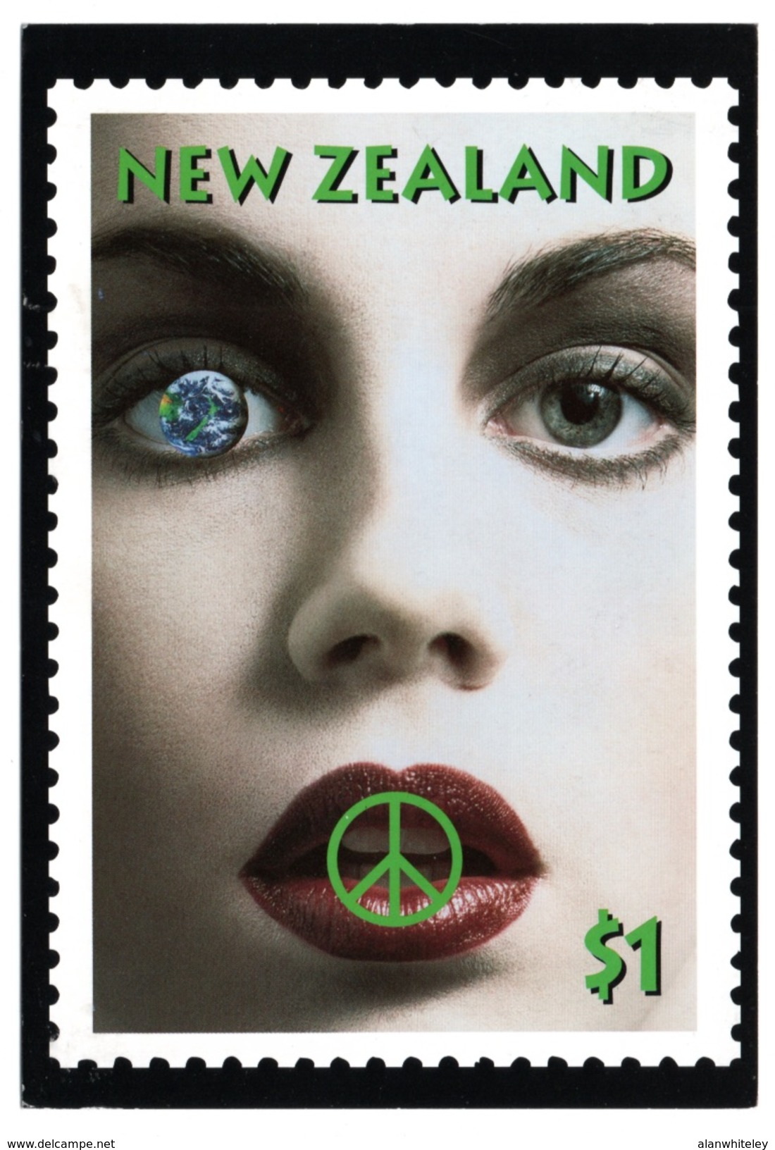 NEW ZEALAND 1995 Nuclear Disarmament: Postcard MINT/UNUSED - Postal Stationery