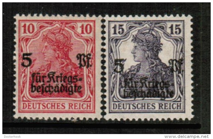 GERMANY  Scott # B 1-2* VF MINT LH - Unused Stamps