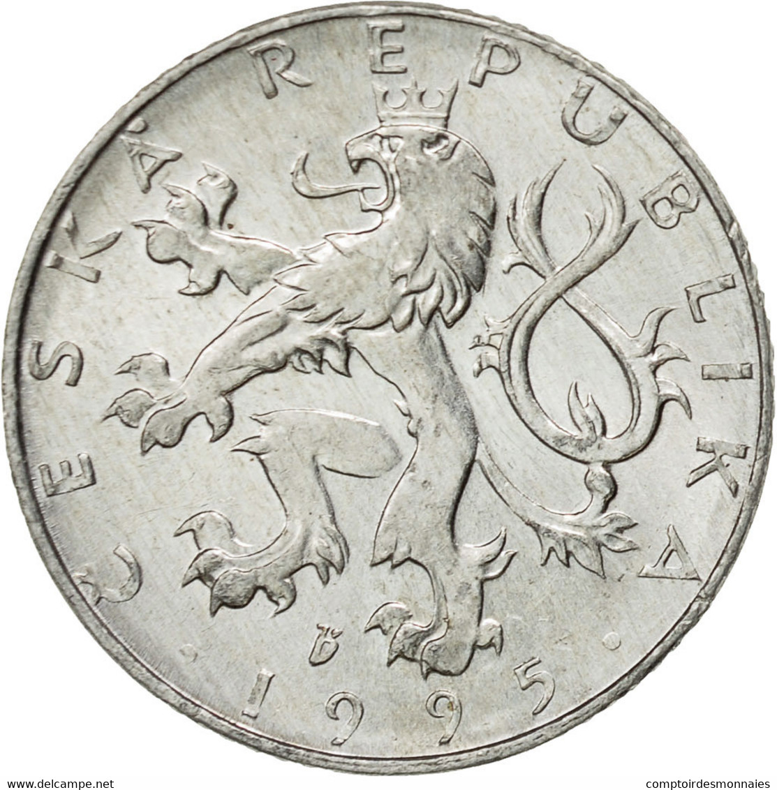 Monnaie, République Tchèque, 50 Haleru, 1995, TTB, Aluminium, KM:3.1 - Czech Republic