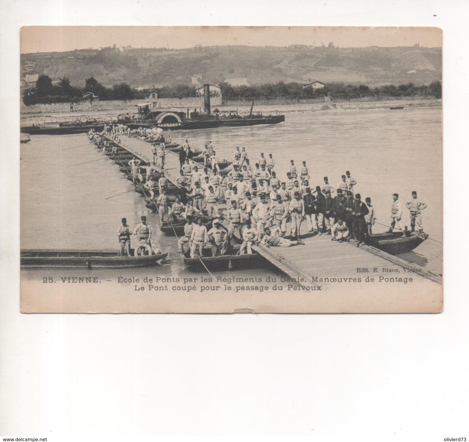 CPA - 38 - Vienne - Ecole De Ponts - Editeur Blanc  A VOIR - Vienne