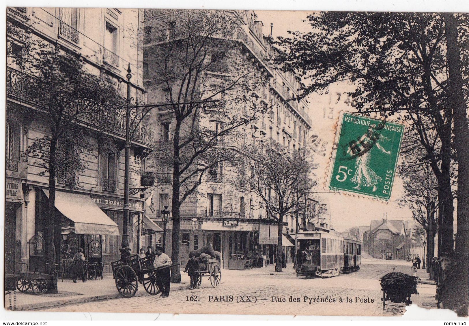 PARIS-RUE DES PYRENEES A LA POSTE - Arrondissement: 20