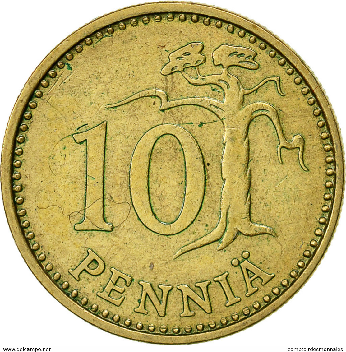 Monnaie, Finlande, 10 Pennia, 1972, TTB, Aluminum-Bronze, KM:46 - Finlande