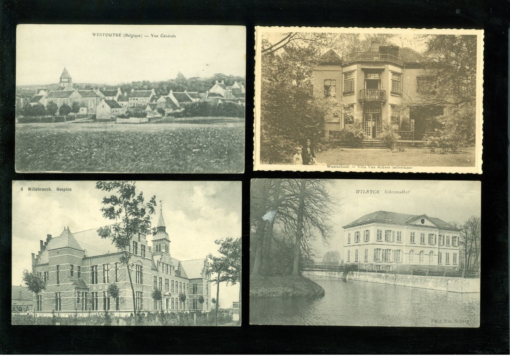Beau grand lot de 100 cartes postales de Belgique     Mooi groot lot van 100 postkaarten van België - 100 scans