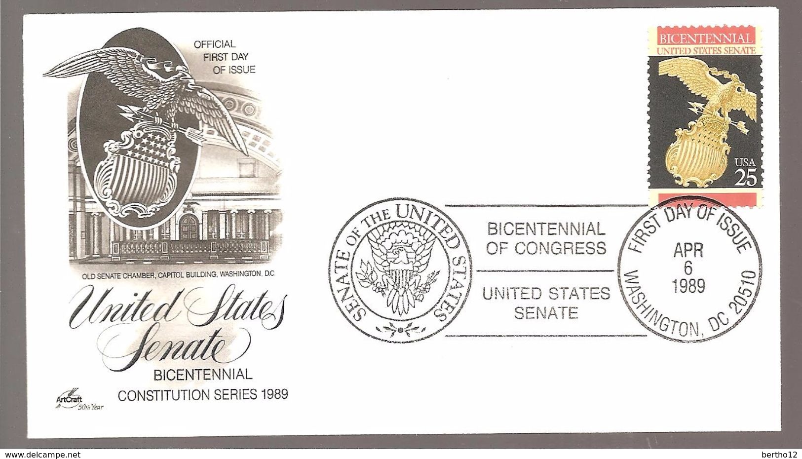 FDC 1989 UNITED  STATES   SENATE - 1981-1990