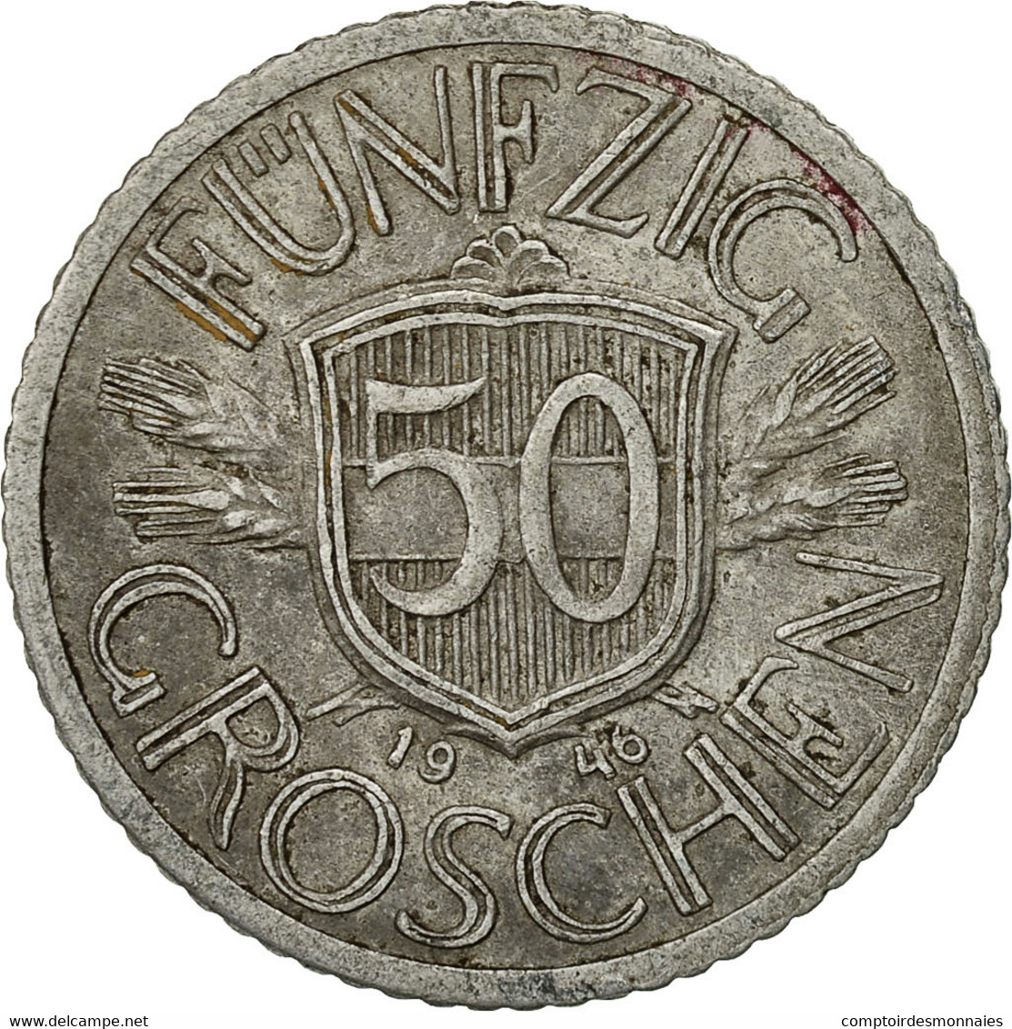 Monnaie, Autriche, 50 Groschen, 1946, TB+, Aluminium, KM:2870 - Autriche