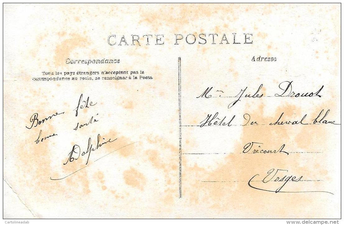 [DC11125] CPA - DONNA CON FIORI - Viaggiata 1907 - Old Postcard - Donne