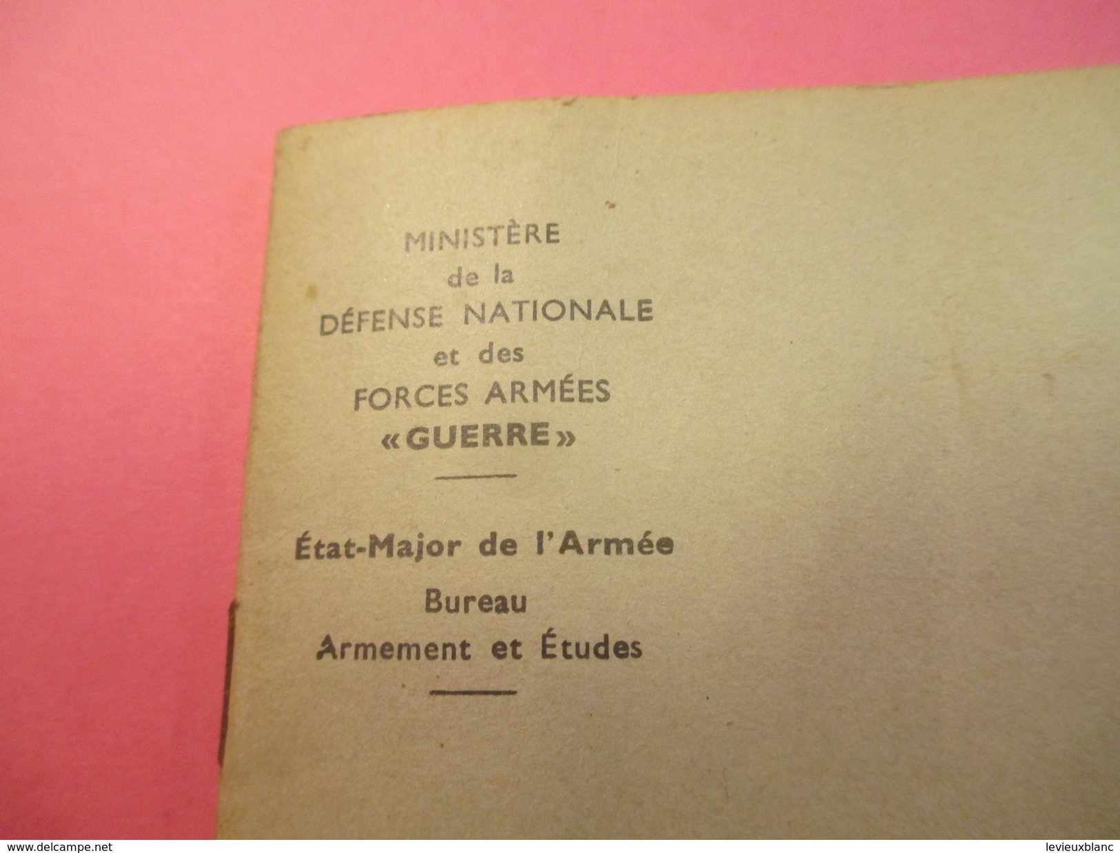 Fascicule/Guide technique sur réglage des mitrailleuses BROWNING/Ministère de la Défense Nationale/MAT1033/1955   VPN113