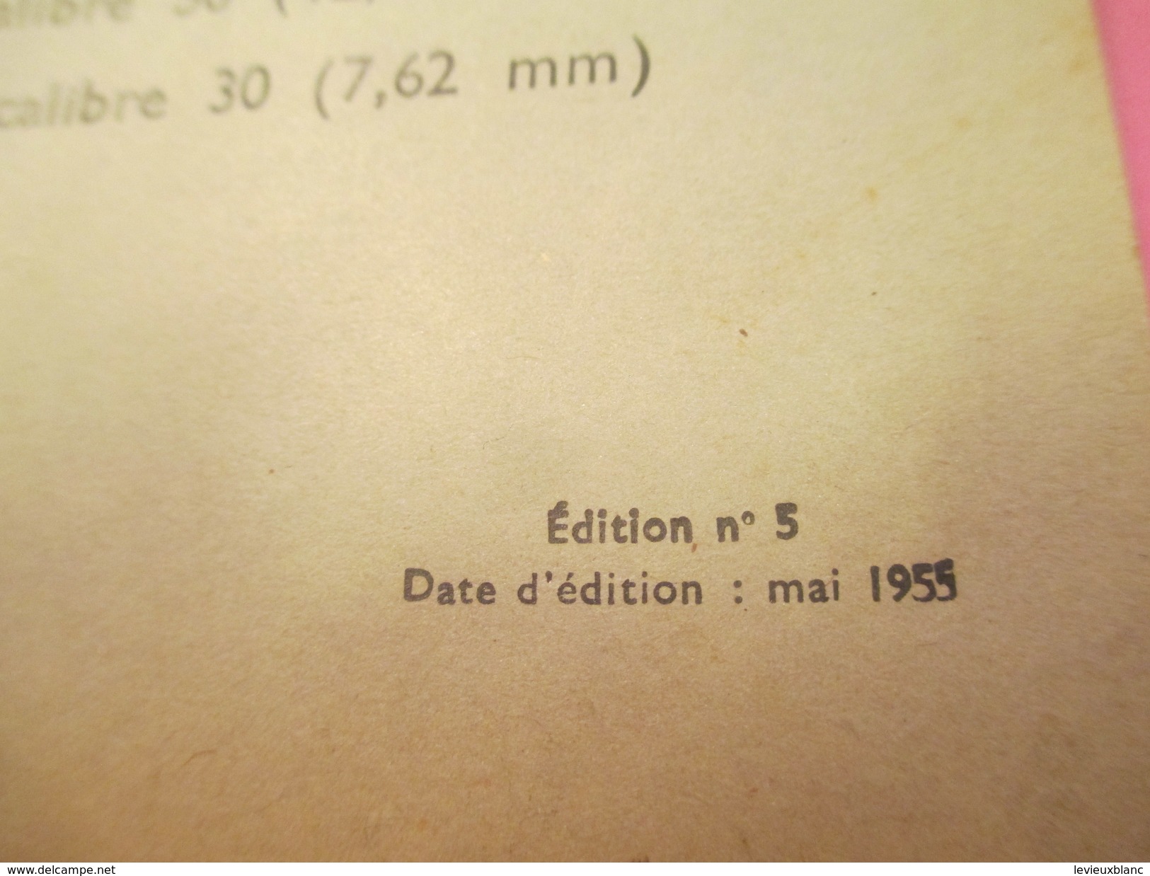 Fascicule/Guide technique sur réglage des mitrailleuses BROWNING/Ministère de la Défense Nationale/MAT1033/1955   VPN113