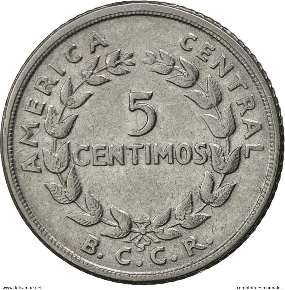 Monnaie, Costa Rica, 5 Centimos, 1958, TTB+, Stainless Steel, KM:184.1a - Costa Rica