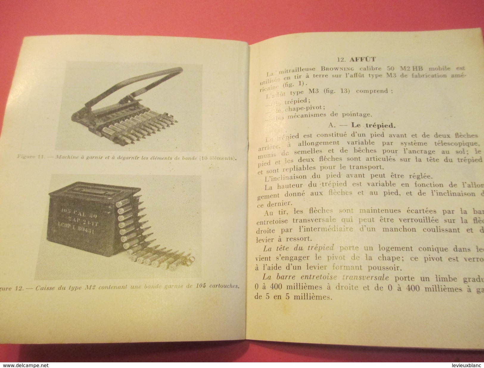 Fascicule/Guide technique sommaire de la  mitrailleuse Américaine  BROWNING/Ministère des Armées/MAT1044/1966  VPN115