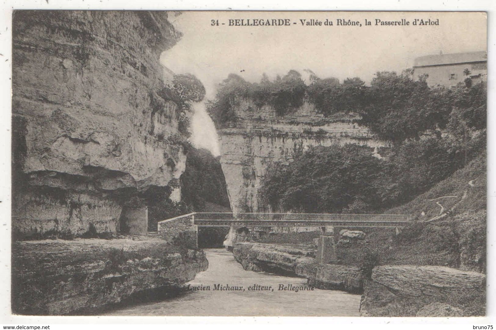 01 - BELLEGARDE - Vallée Du Rhône, La Passerelle D'Arlod - Bellegarde-sur-Valserine