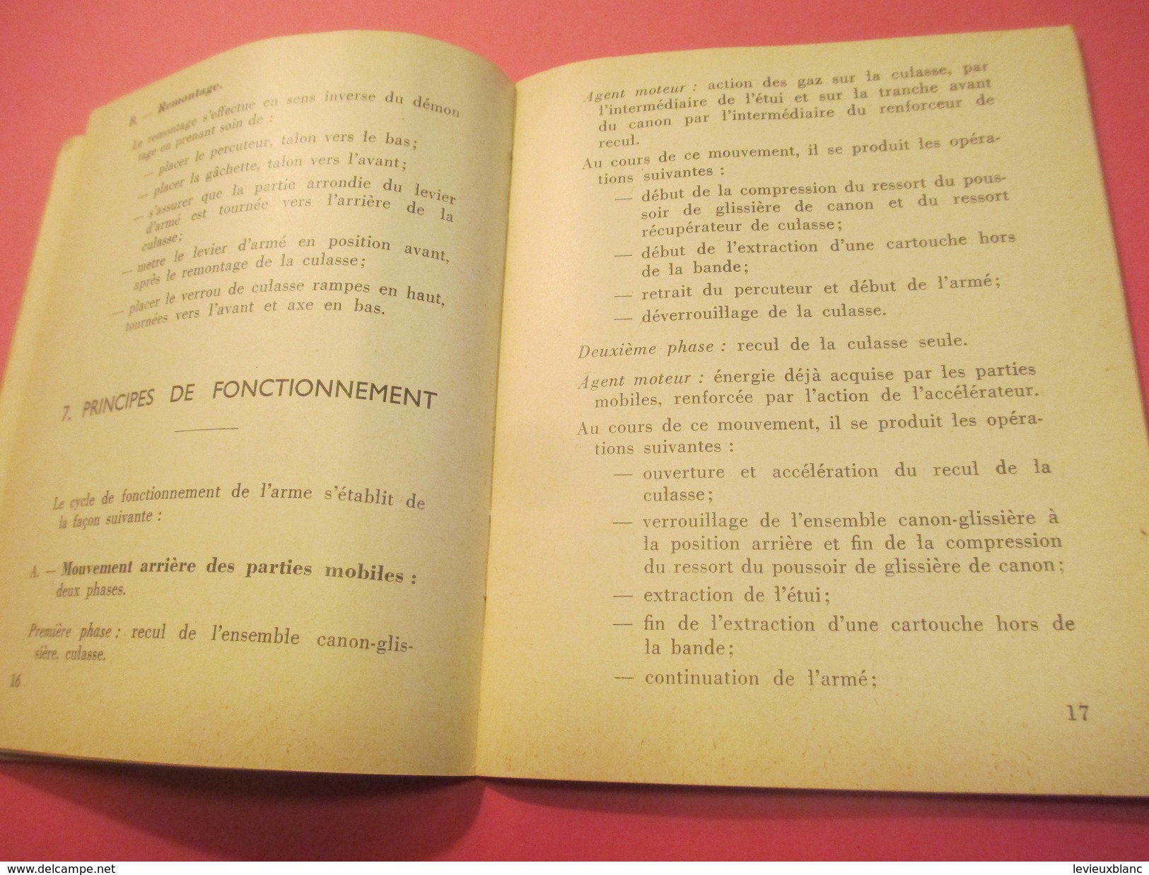 Fascicule/Guide technique sommaire des mitrailleuses  BROWNING US calibre 30/Ministère des Armées /MAT1049/1963   VPN118