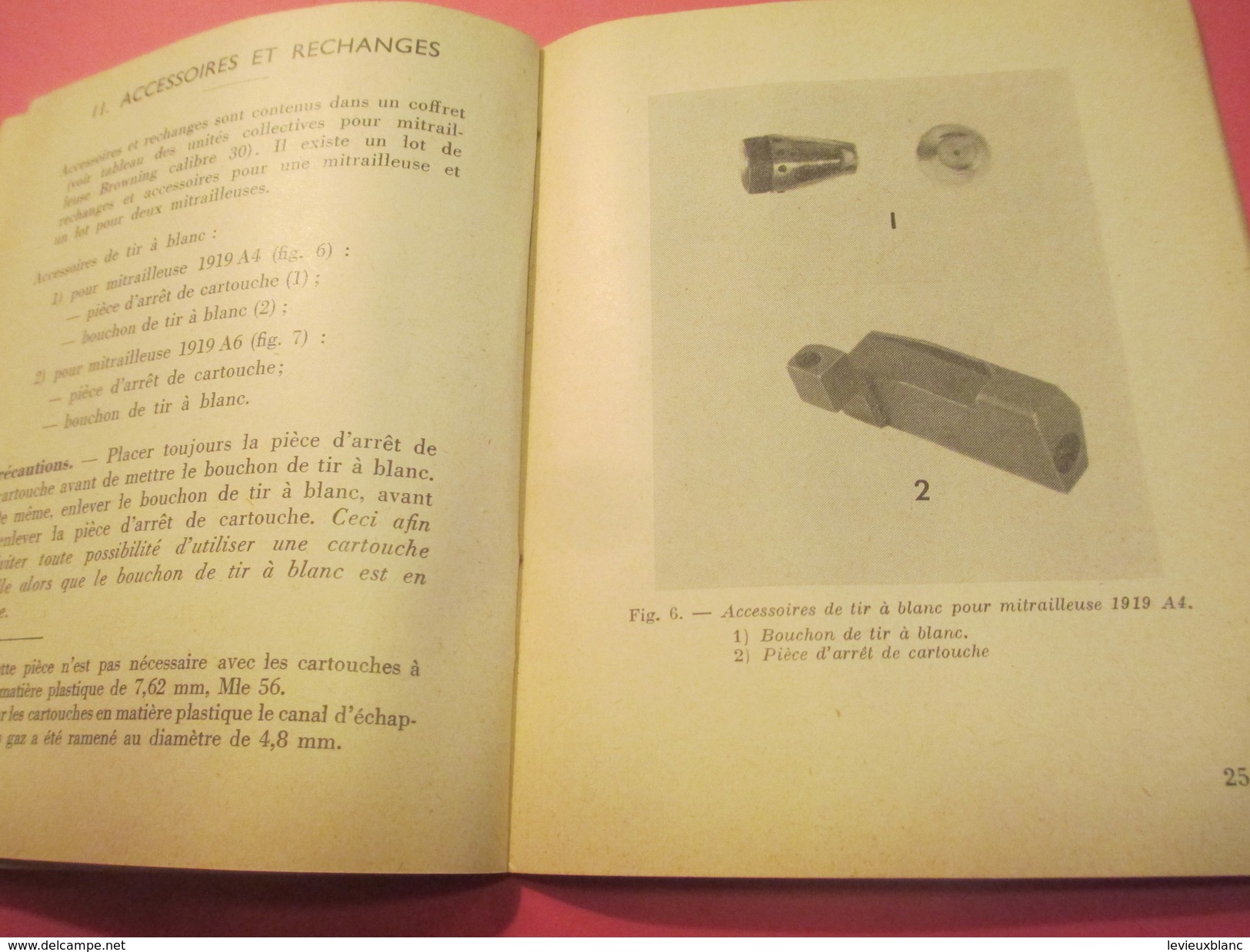 Fascicule/Guide technique sommaire des mitrailleuses  BROWNING US calibre 30/Ministère des Armées /MAT1049/1963   VPN118