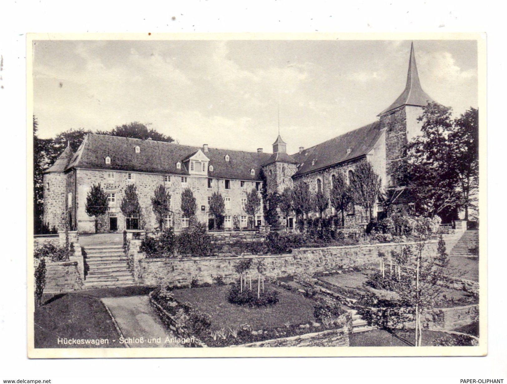 5609 HÜCKESWAGEN, Schloß Und Anlagen, 1939 - Gummersbach