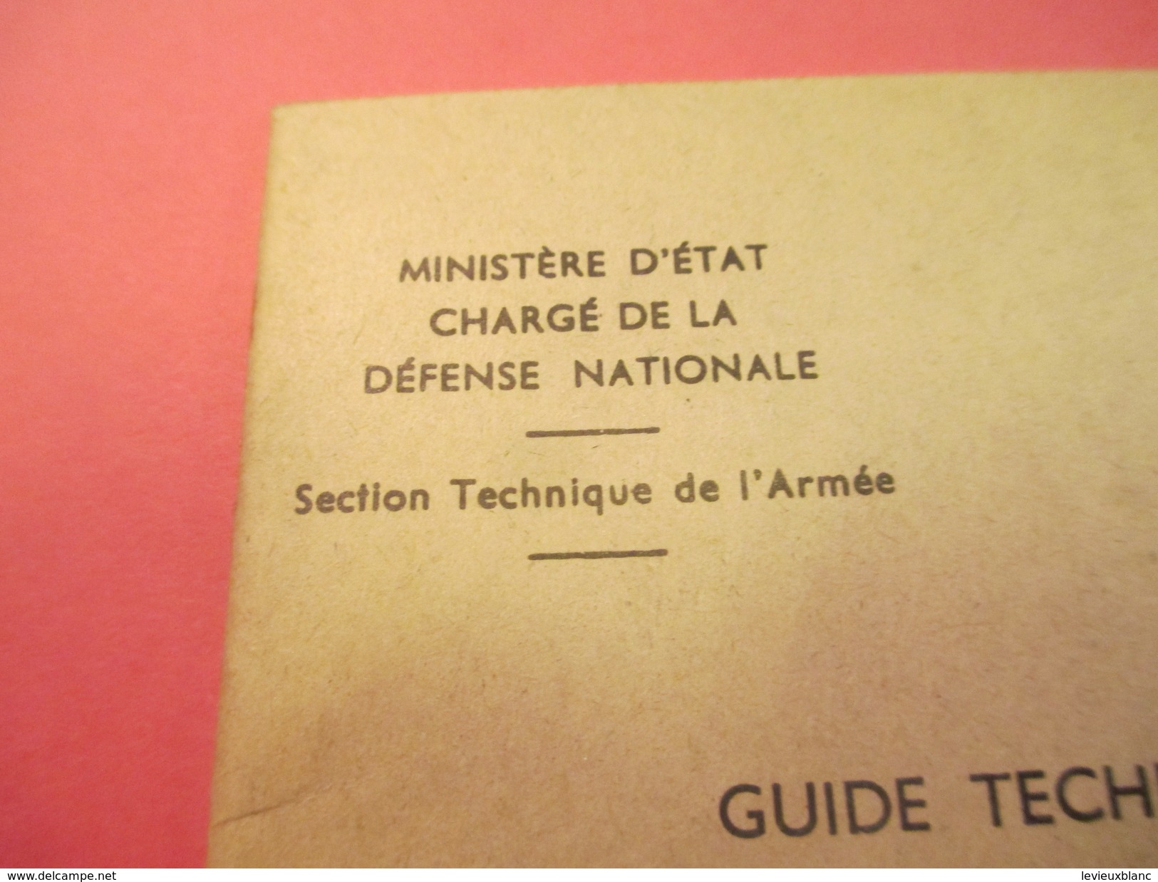 Fascicule/Guide Techn/Lunette De Tir Modèle 1953 Pour Fusil Semi-automatique/Ministère D'Etat /MAT1853/1972   VPN119 - Autres & Non Classés