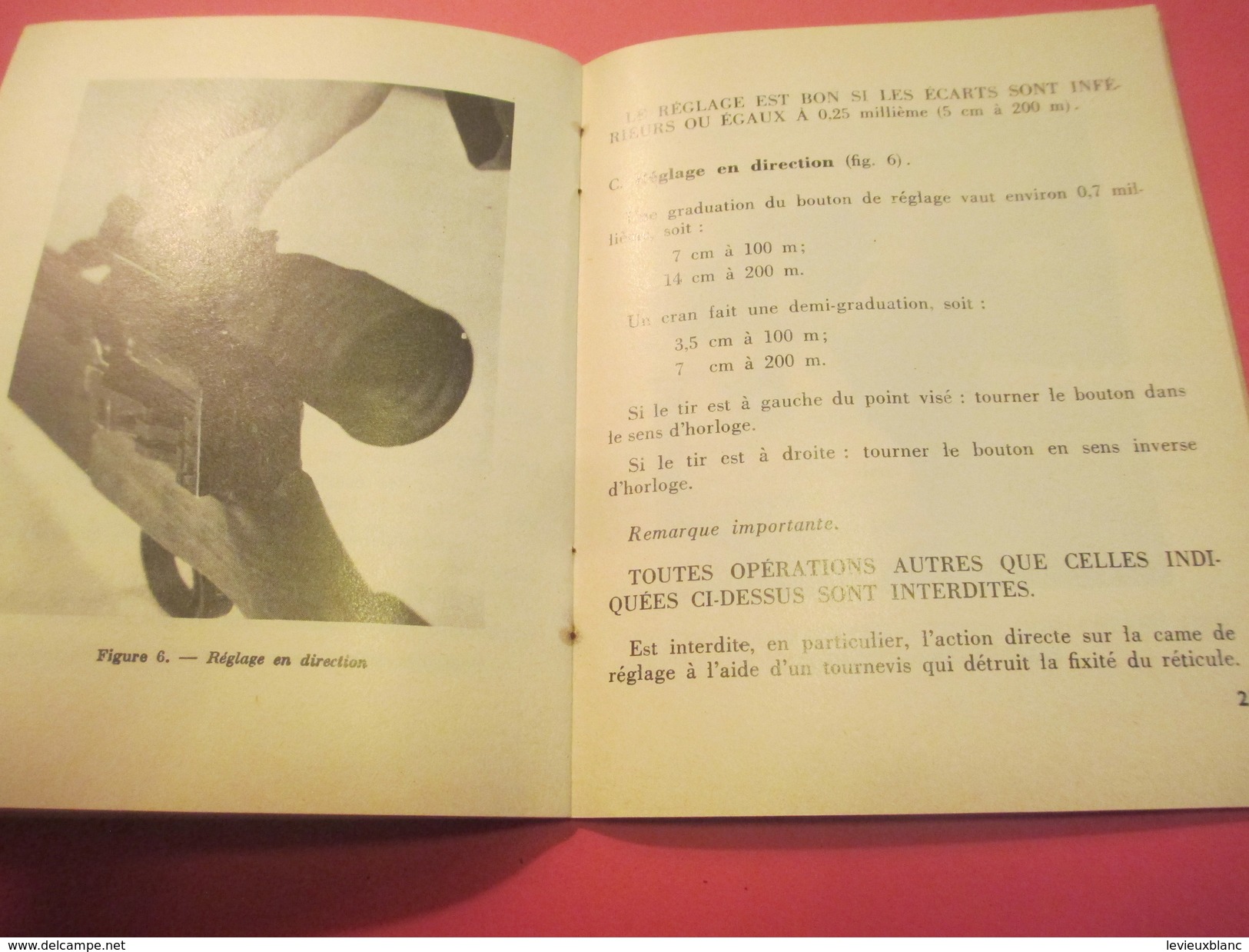 Fascicule/Guide techn/Lunette de Tir Modèle 1953 pour Fusil semi-automatique/Ministère d'Etat /MAT1853/1972   VPN119
