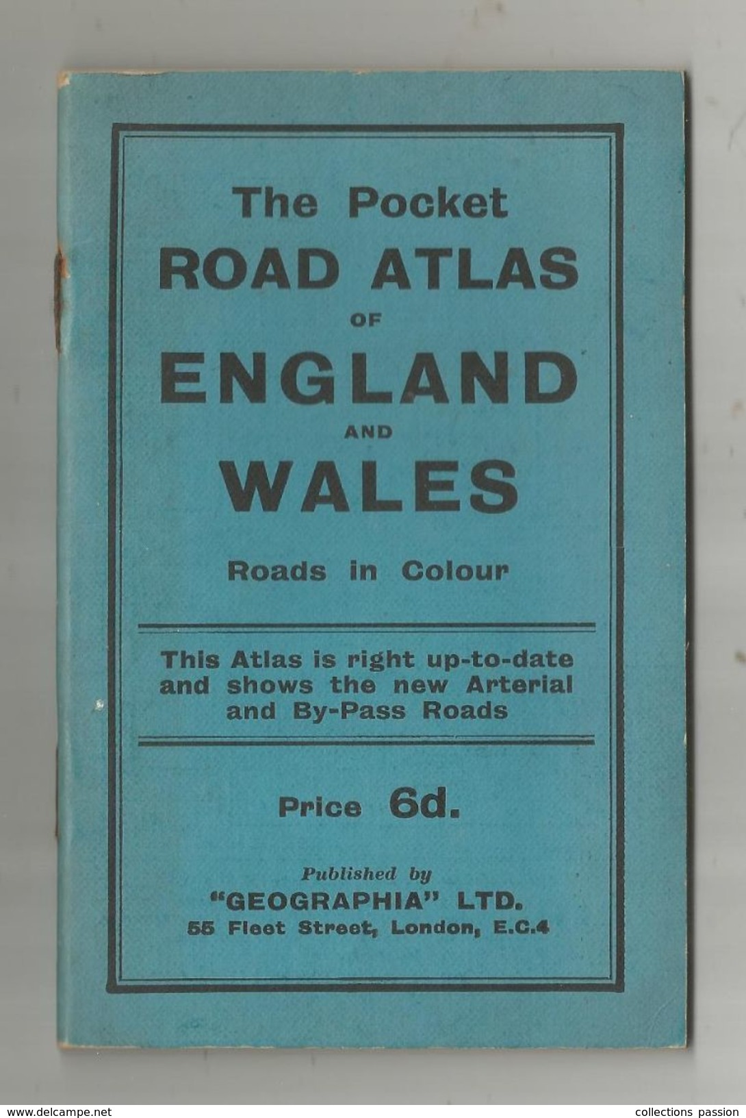 The Pocket ROAD ATLAS Of ENGLAND And WALES , 40 Pages , 3 Scans, Frais Fr : .1.95 E - Strassenkarten